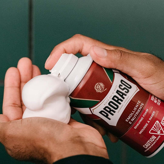 Sandalwood shaving foam