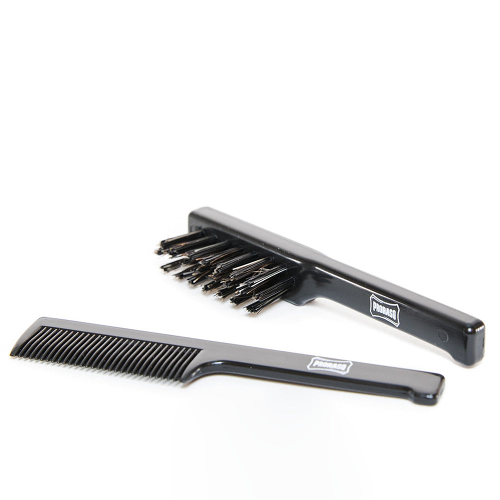 Moustache Comb & Beard Brush Set