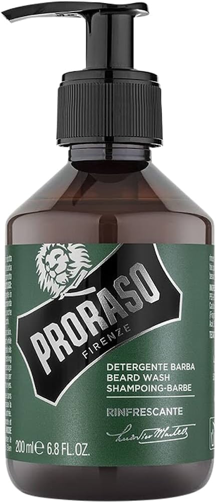 Refreshing beard shampoo