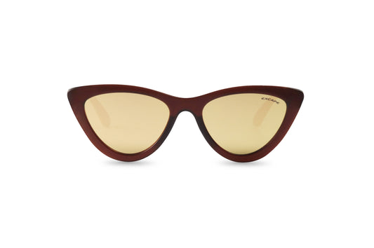 CAT-EYE BROWN