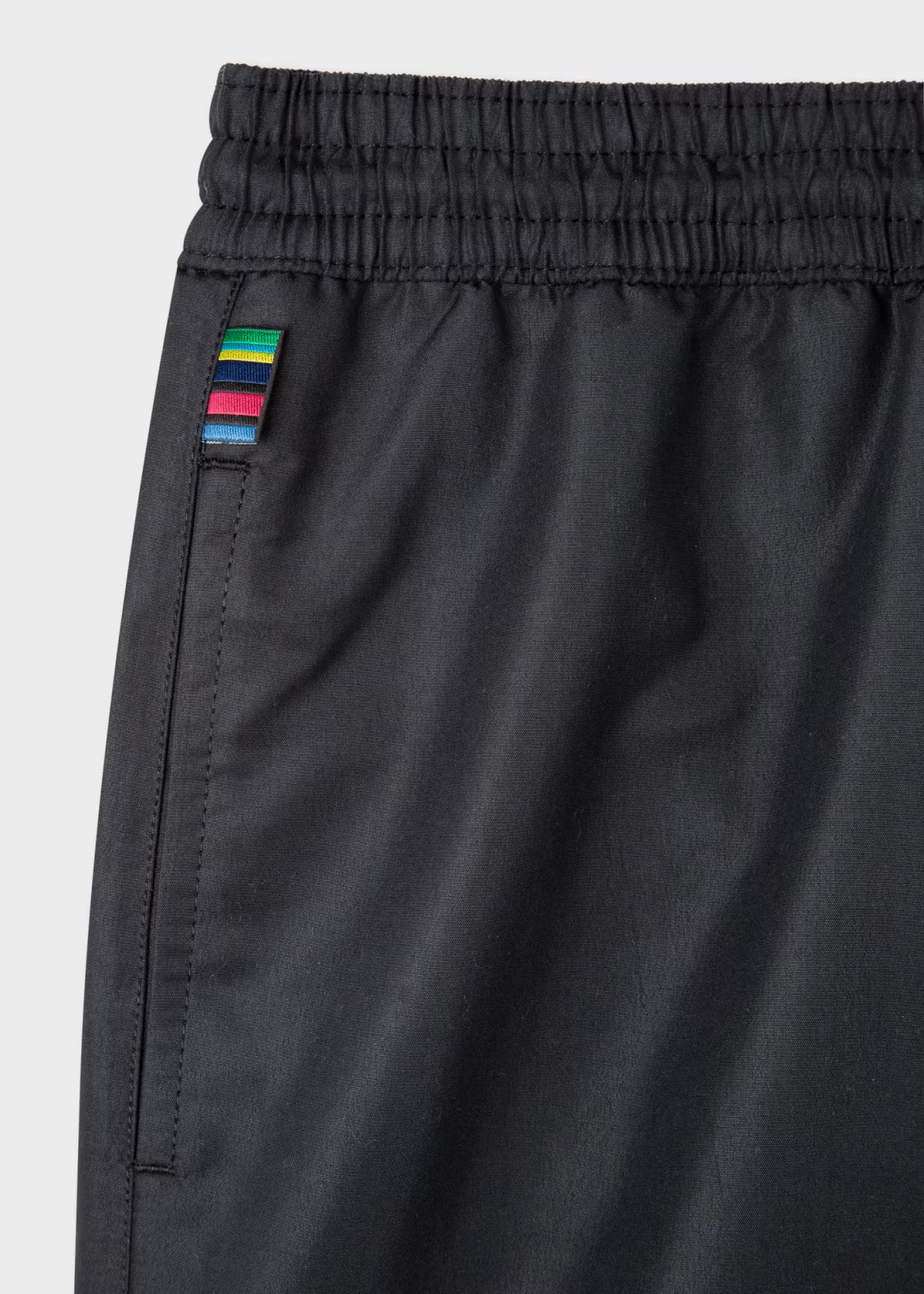 Black Zebra Logo Swim Shorts