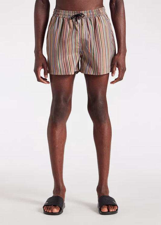 'Signature Stripe' Swim Shorts