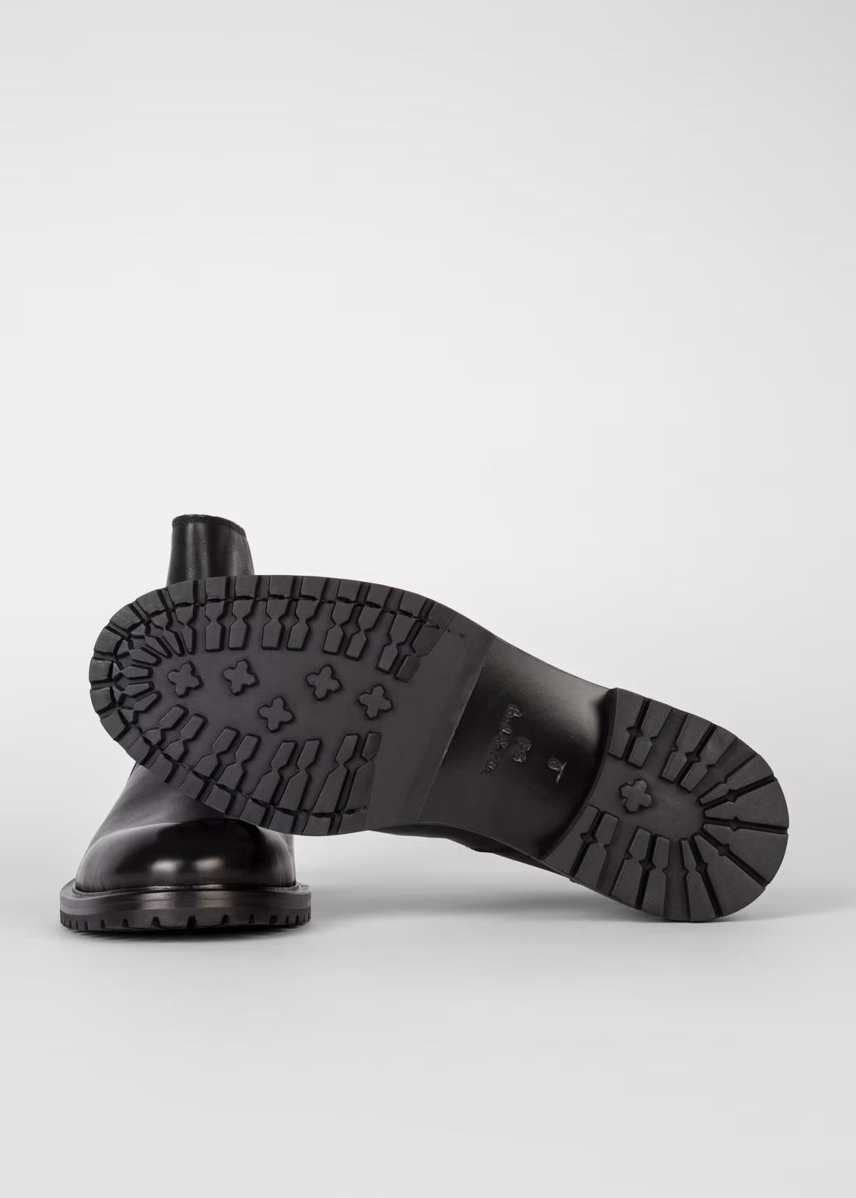 Black Leather 'Falk' Boots